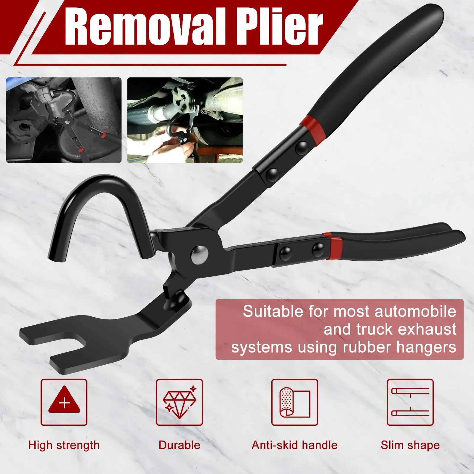 Exhaust Pliers - Rubber Bracket Removal Tool | Wrench Haus