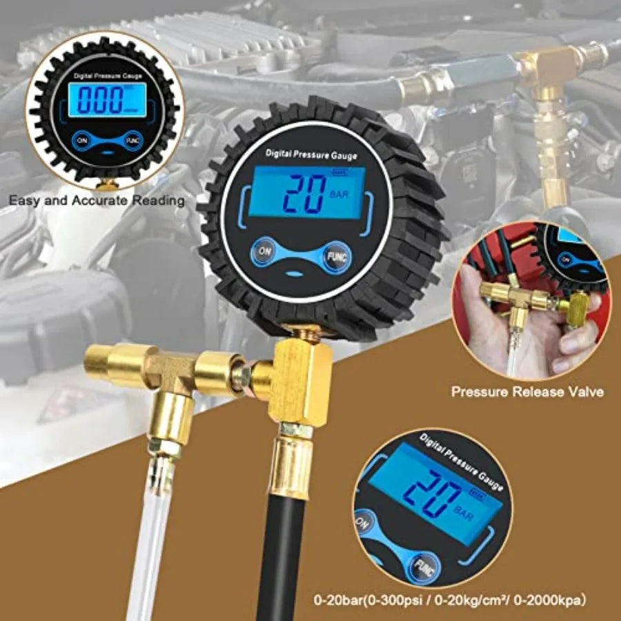 Fuel Pump Tester - Digital Pressure Diagnostic Kit | Wrench Haus