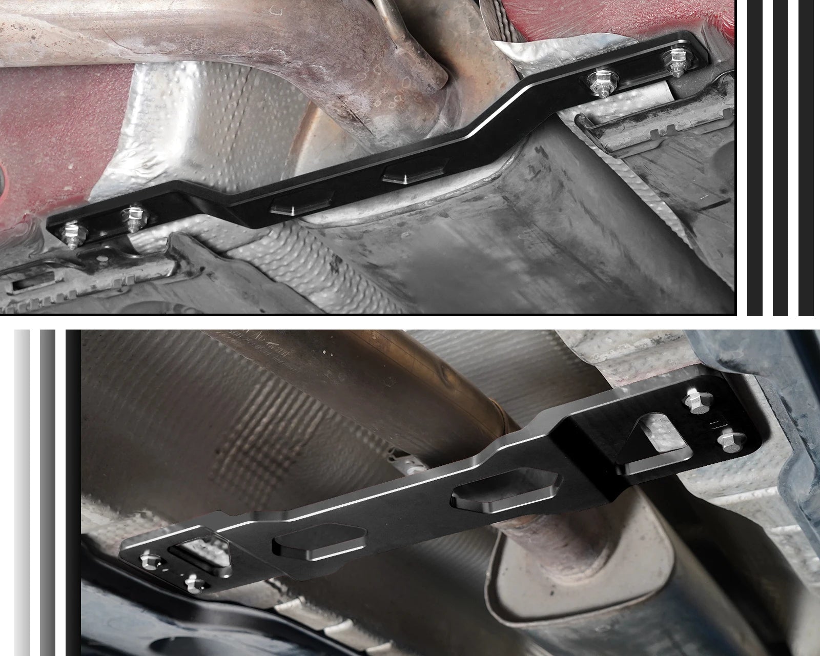 Zentrale & hintere Tunnelstrebe für VW Golf MK7/MK8 & Audi A3