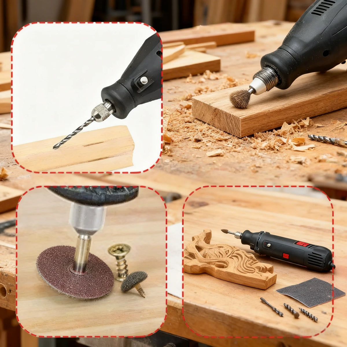 Rotary accessories fitting mini electric drills and grinders | Wrench Haus