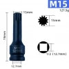 Schlagschraubernüsse-Set M5-M19 | 1/2" Antrieb 12-kant