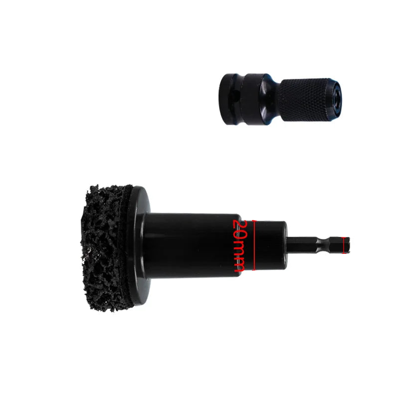 Small Brake Disc Rust Removal Brush - Drill Attachment Hex Shank Abrasive Pad | Wrench Haus