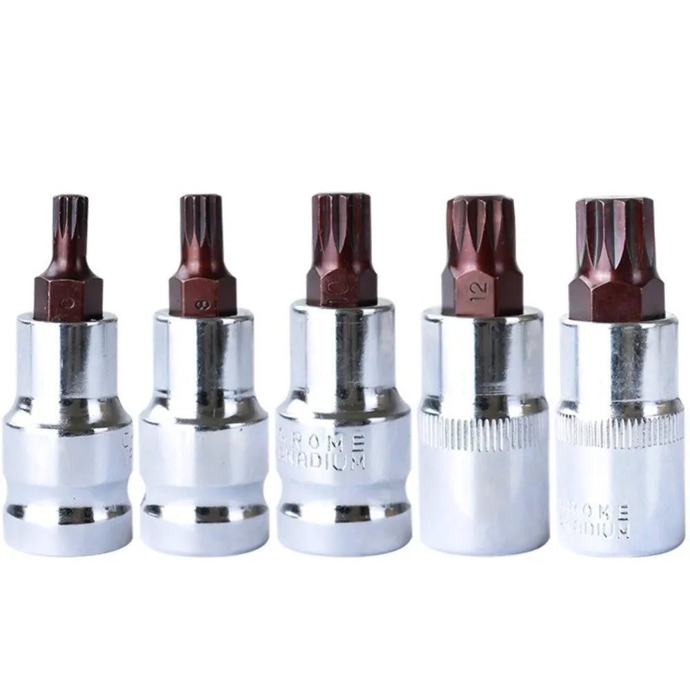 12-teiliger Vielzahn-Steckschlüsselsatz M5–M18 | 1/2"-Antrieb