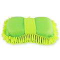 Microfiber car wash sponge full view