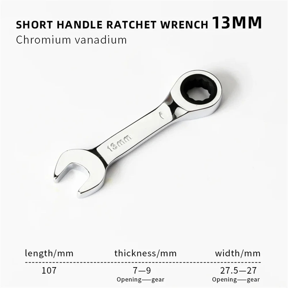 Reversible Stubby Combination Wrench Set - view 12 | Wrench Haus
