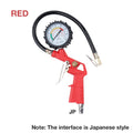 Dual-Scale Tire Pressure Gauge, 0-220 PSI — Inflator & Deflator