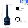 Schlagschraubernüsse-Set M5-M19 | 1/2" Antrieb 12-kant