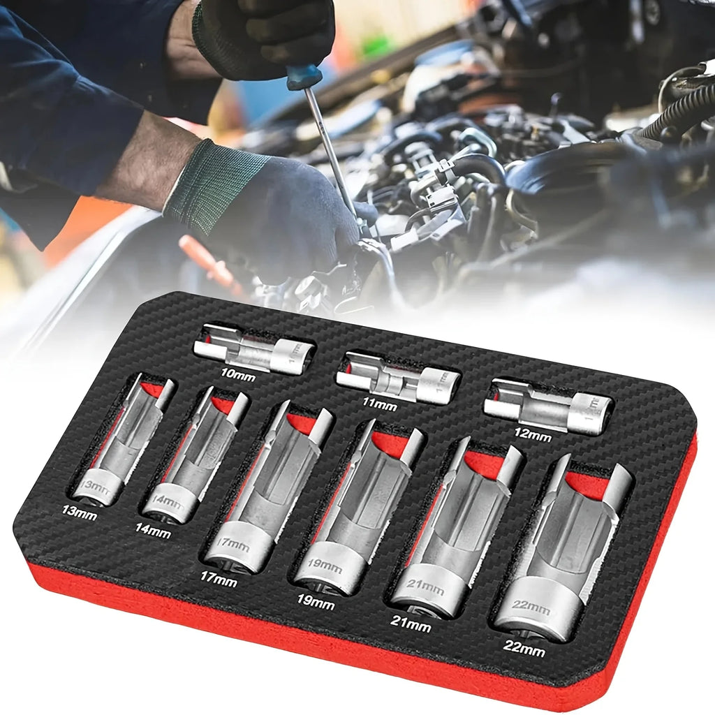 O2 Sensor Socket & Thread Chaser Set - Case Layout | Wrench Haus