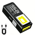 Mini COB LED Flashlight - USB-C Rechargeable Waterproof EDC Work Light