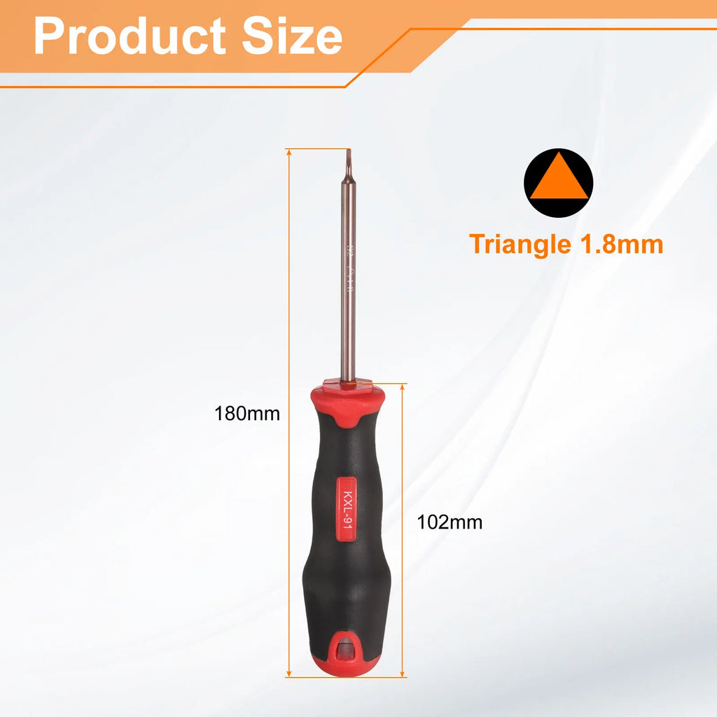 Torx- & Dreikant-Schraubendreher-Set — T6 bis T40 Magnetischer S2-Stahl, 1 Stk. & 2 Stk.