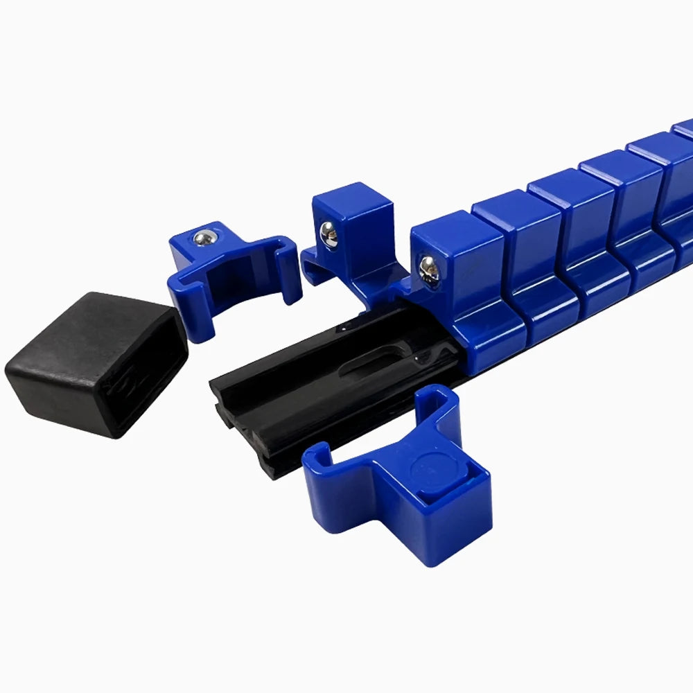 360° Swivel Socket Organizer Rail - Single rail showing swivel mount base and socket clip row | Wrench Haus