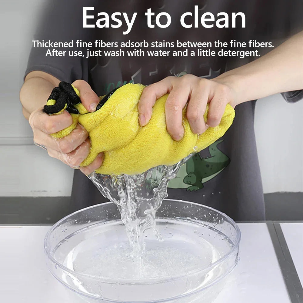 Microfiber towel folded stack