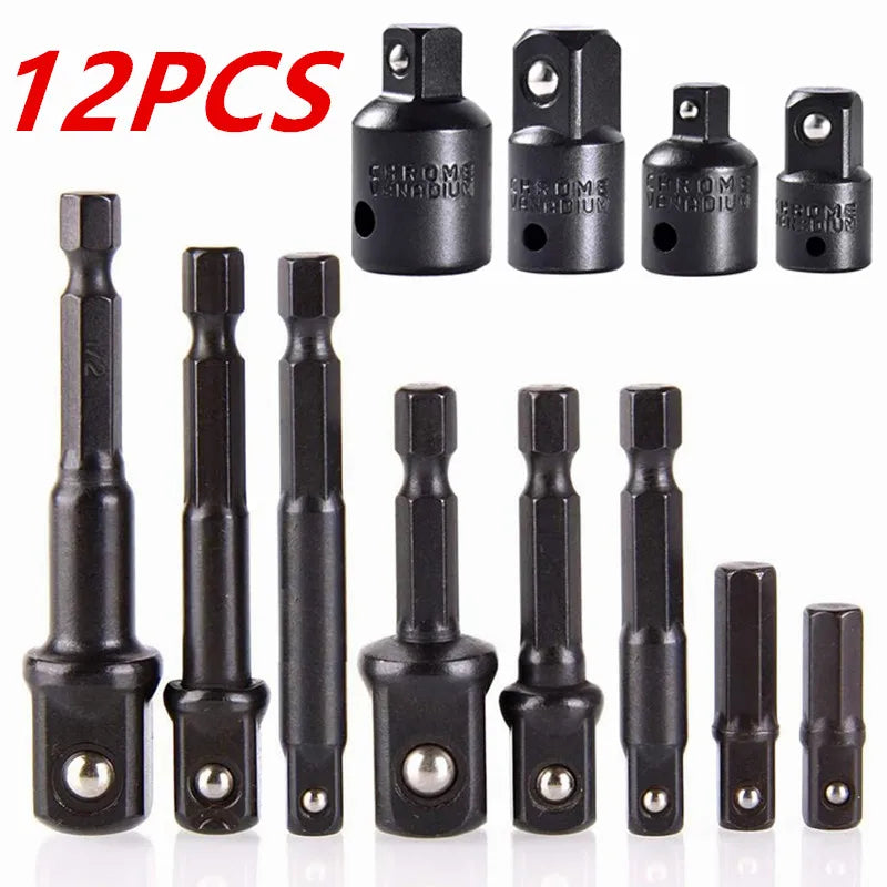 Socket Adapter Reducer Set - Impact Drill Nut Driver Kit | Wrench Haus