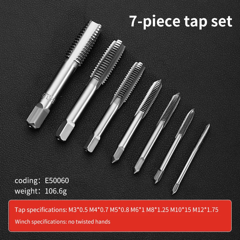 Tap and Die Set - Metalworking Threading Tool Case | Wrench Haus