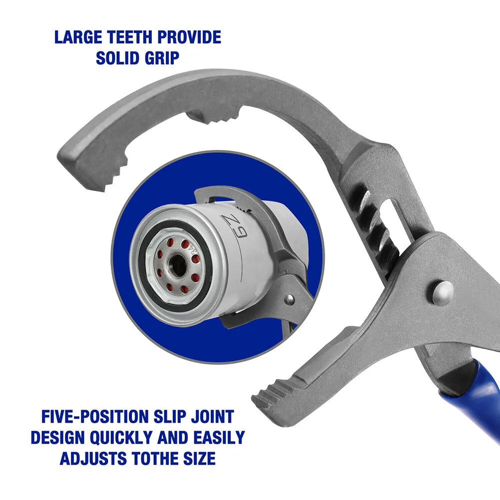 Oil Filter Pliers - 9-Inch Size | Wrench Haus