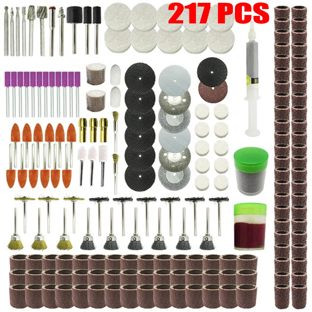 Rotary accessories with stainless steel shanks for standard collets | Wrench Haus