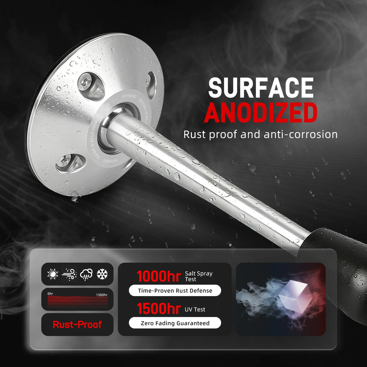 Height-adjustable short shift lever, M12x1.25 thread, for BMW E39 | Wrench Haus