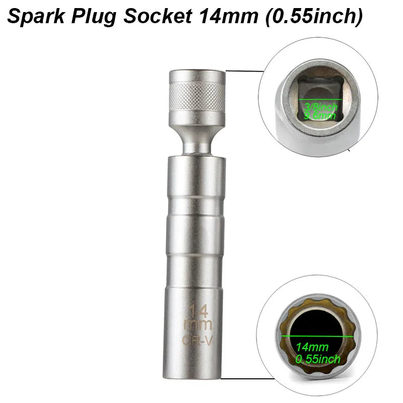 Magnetic Swivel Spark Plug Socket - Swivel Angle Demonstration | Wrench Haus