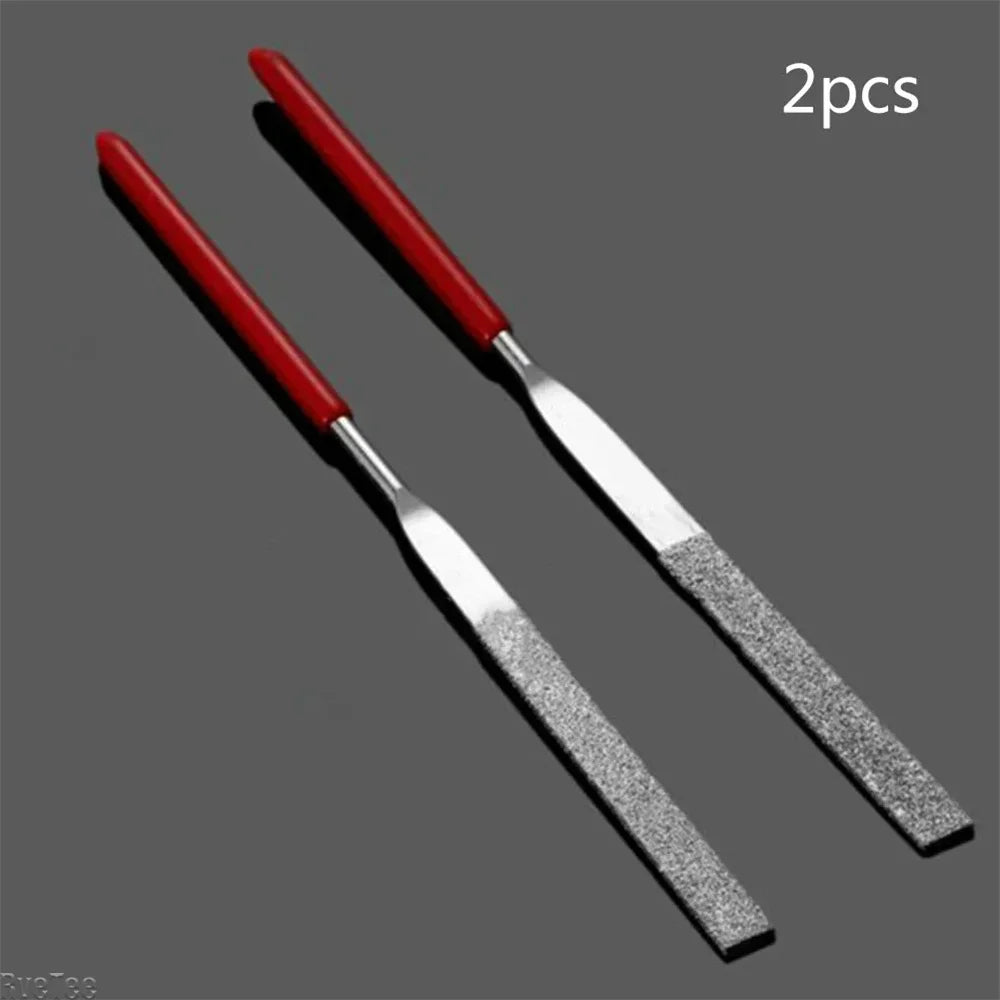 2-piece diamond needle file set for metal and stone work