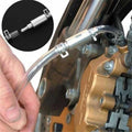Clutch and brake bleeder hose kit with one-way valve