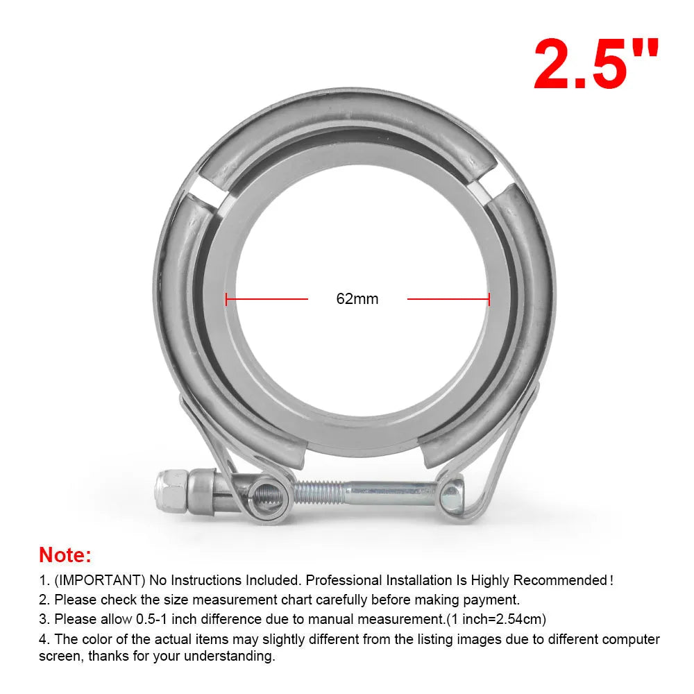 304 Stainless V-Band Clamp Kit - view 22 | Wrench Haus