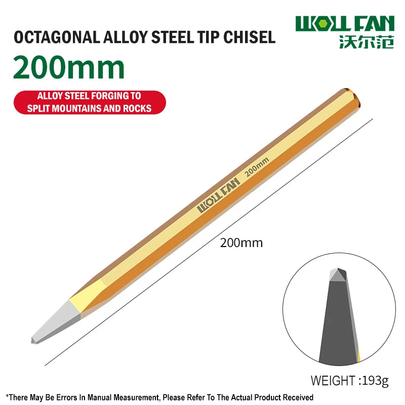 Alloy steel chisel for masonry and metalwork, view 23 | Wrench Haus
