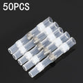  IP67 Waterproof Heat Shrink Wire Connector Terminals - 50-piece assorted pack of heat shrink solder ring terminals in red, blue and white | Wrench Haus