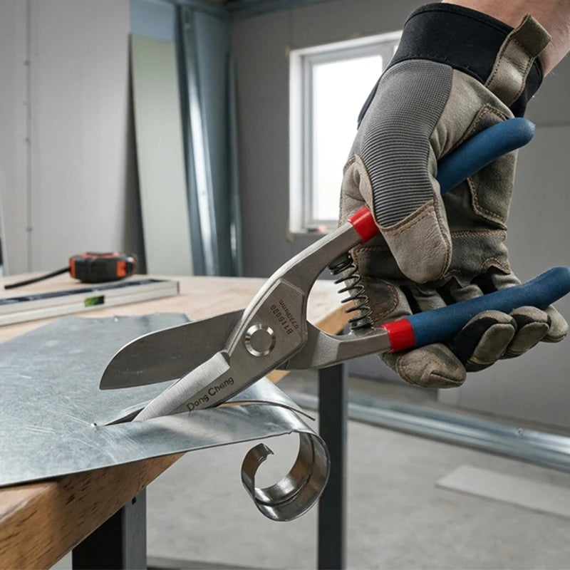 Forged alloy steel tin snips for cutting sheet metal