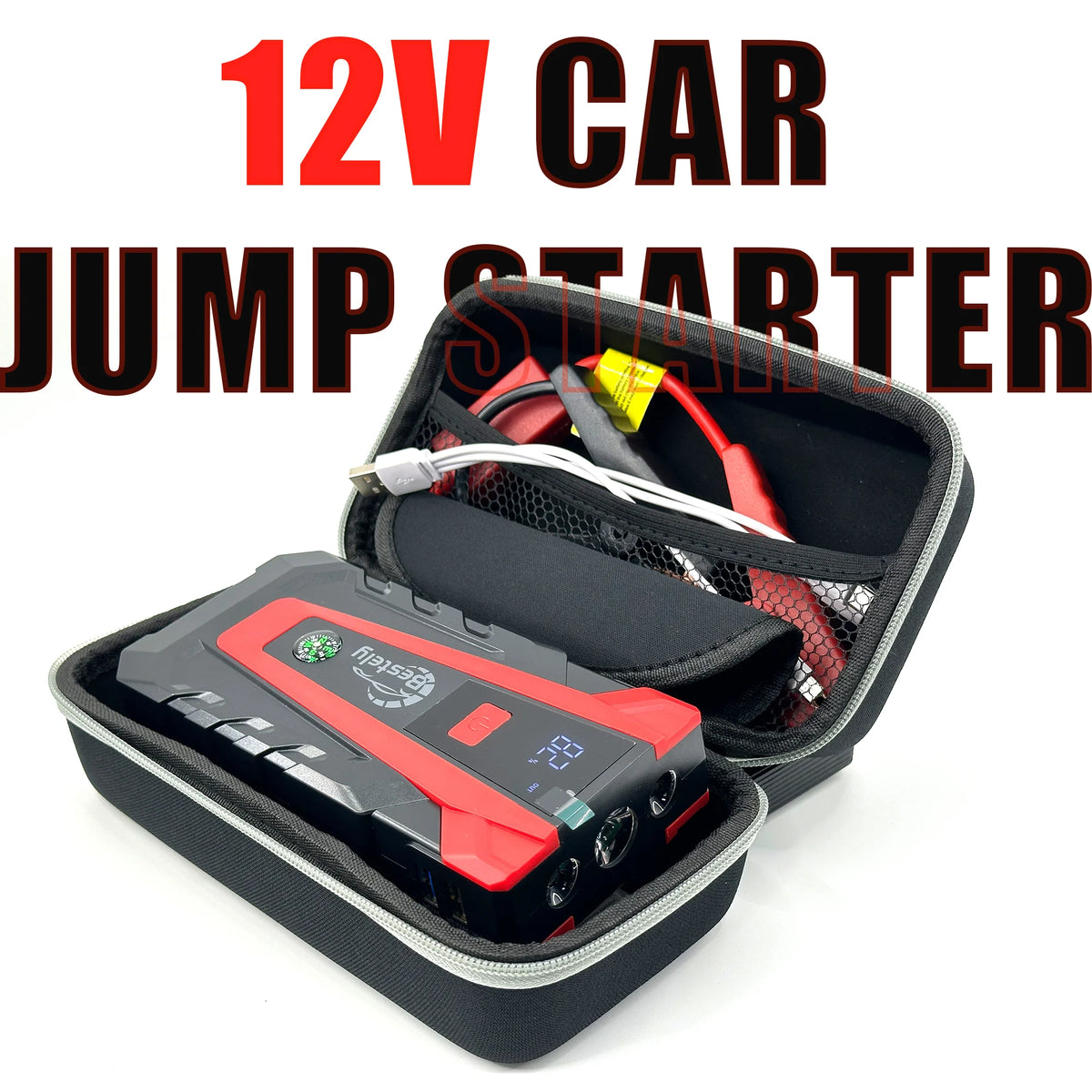 3000A portable car jump starter power bank