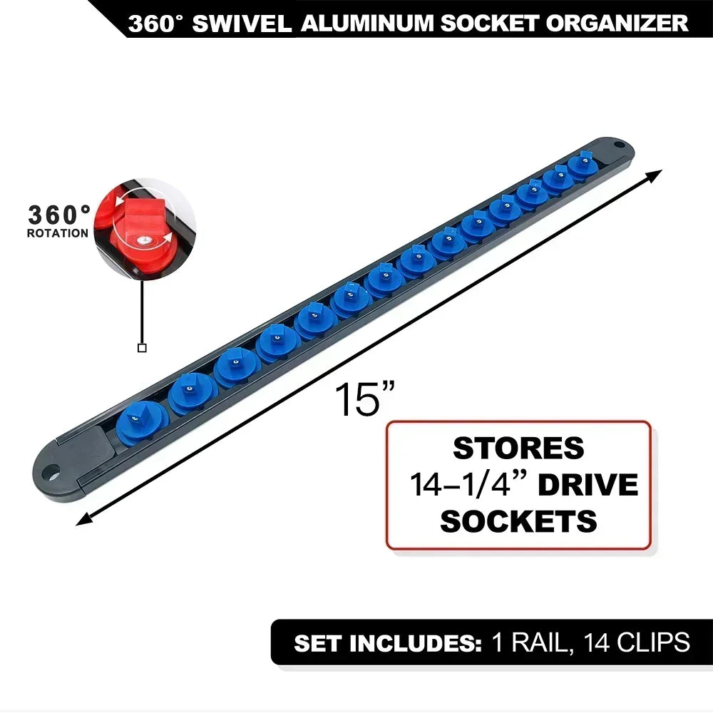 Socket Storage Rail - Workshop Swivel Tool Kit | Wrench Haus