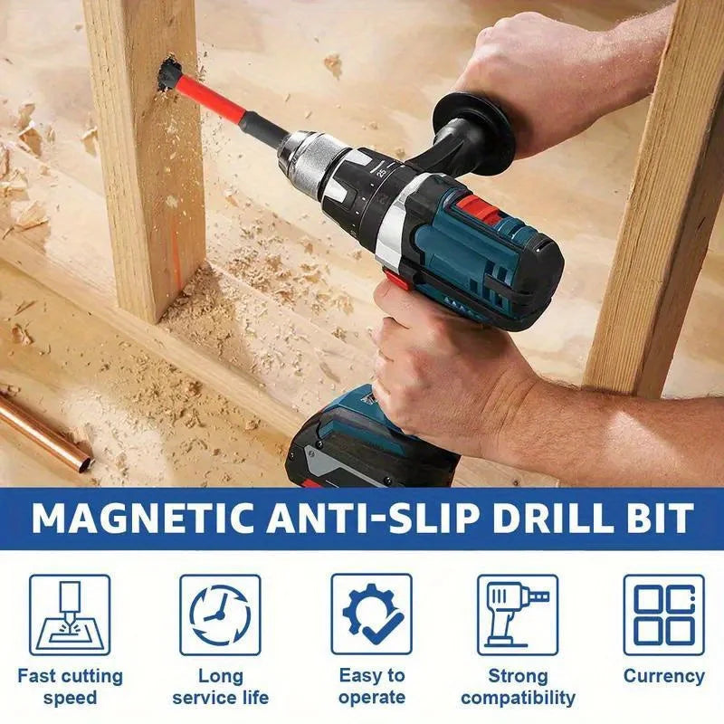Magnetic bit tip that holds screws while driving | Wrench Haus