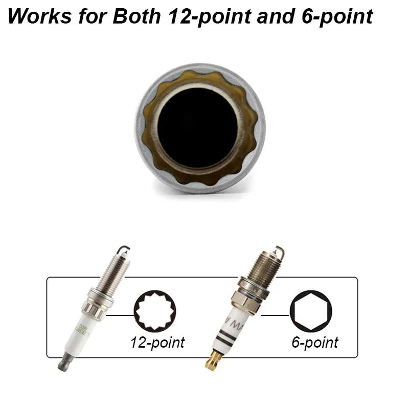 Spark plug socket magnetic core close-up