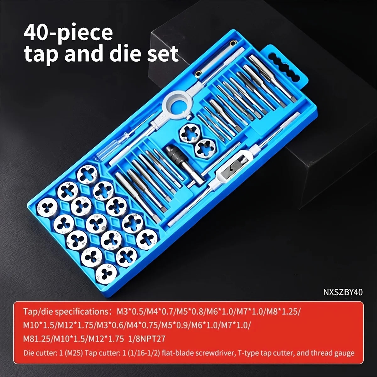 Tap and Die Set - Metric Thread Repair Tool Kit | Wrench Haus