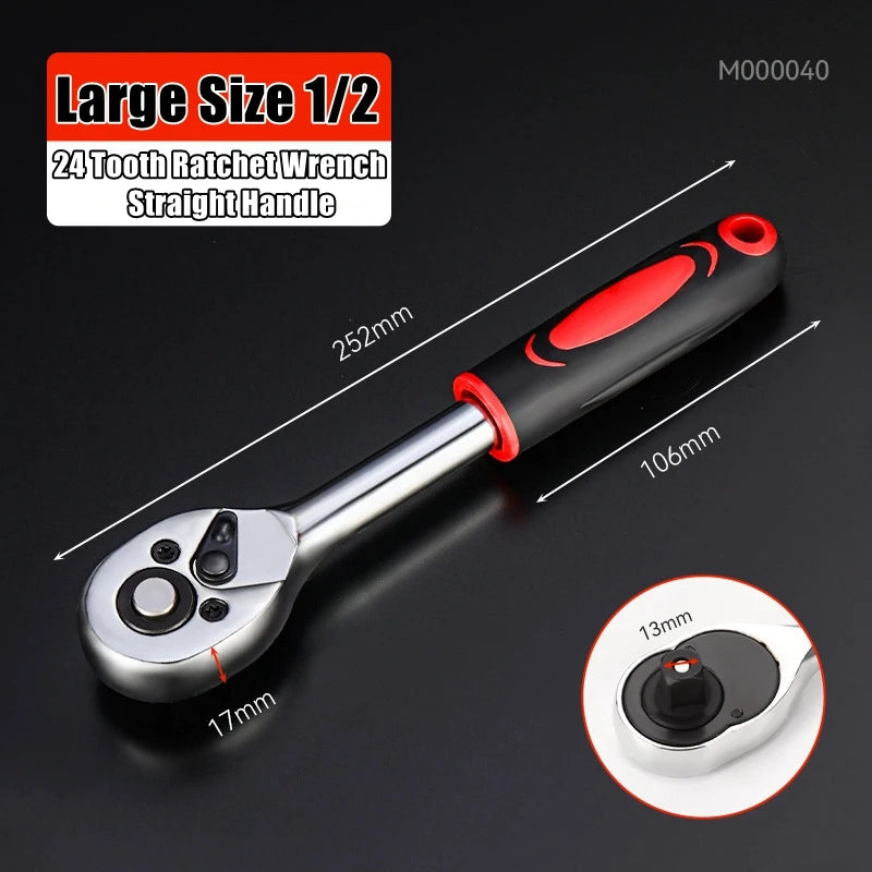 Quick-Release Ratchet Handle 24/72-Tooth - Complete Set Overview | Wrench Haus
