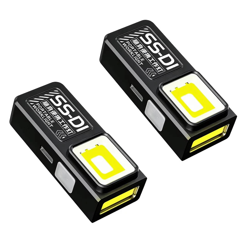 Mini COB LED Flashlight - USB-C Rechargeable Waterproof EDC Work Light