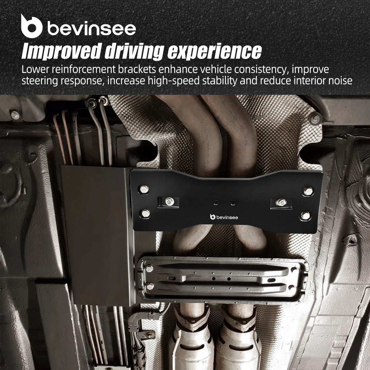 CNC-machined lower brace for BMW E92 M3 and X3 E83 detail | Wrench Haus
