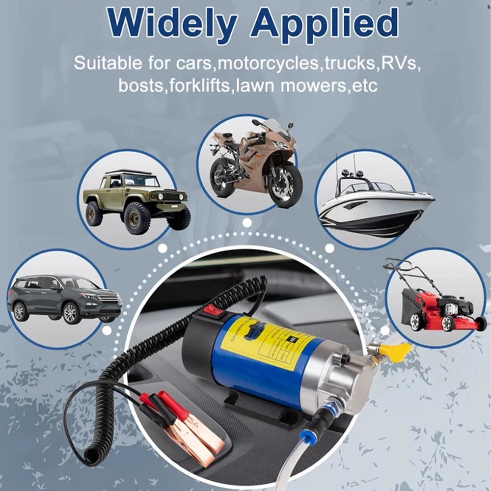 12V electric oil transfer pump - view 4 | Wrench Haus