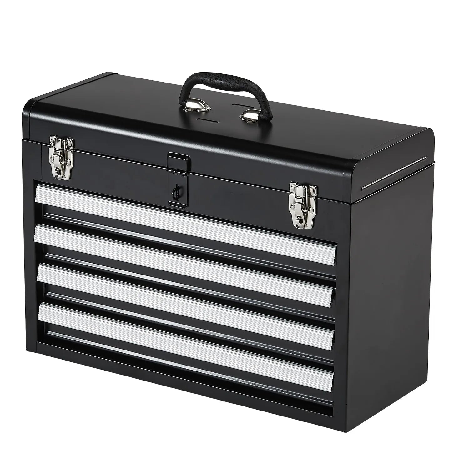 Portable Metal Tool Chest 20.5 Inch - 4 Drawer Locking | Wrench Haus