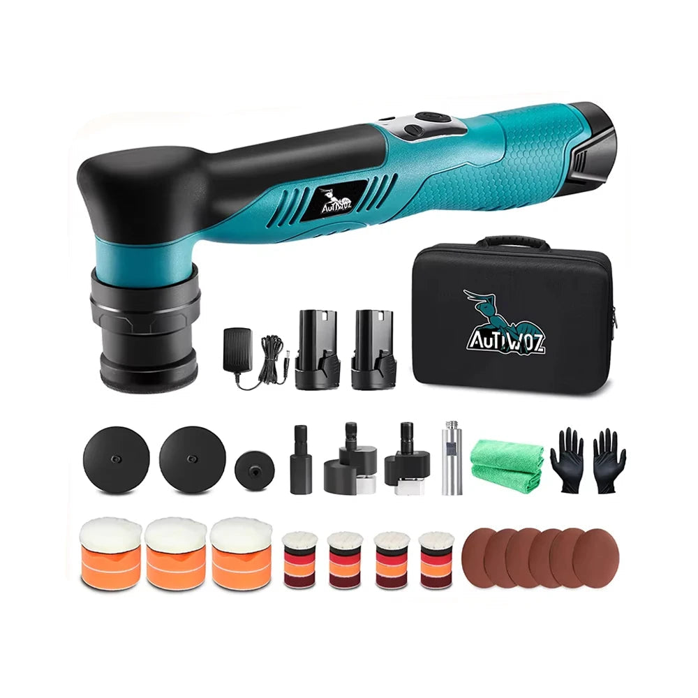 12V cordless dual action car polisher
