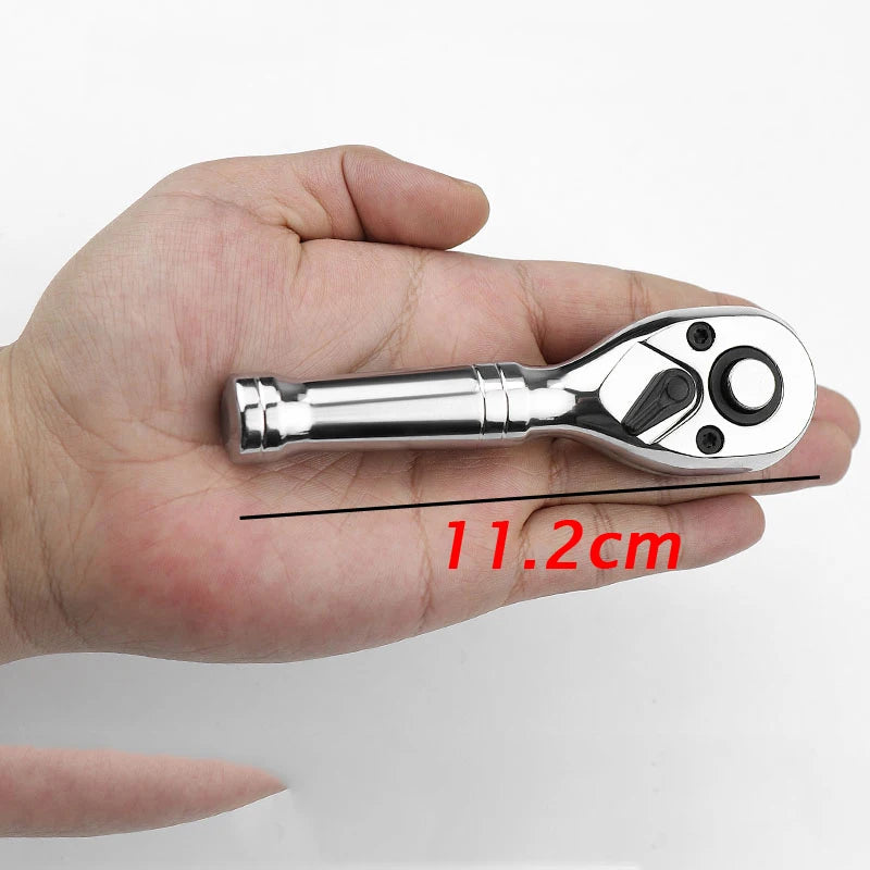 Stubby Flex-Head Ratchet Set - Ratchet Head Profile | Wrench Haus