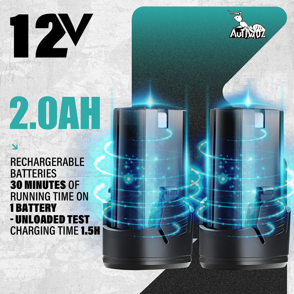 12V cordless polisher battery pack detail
