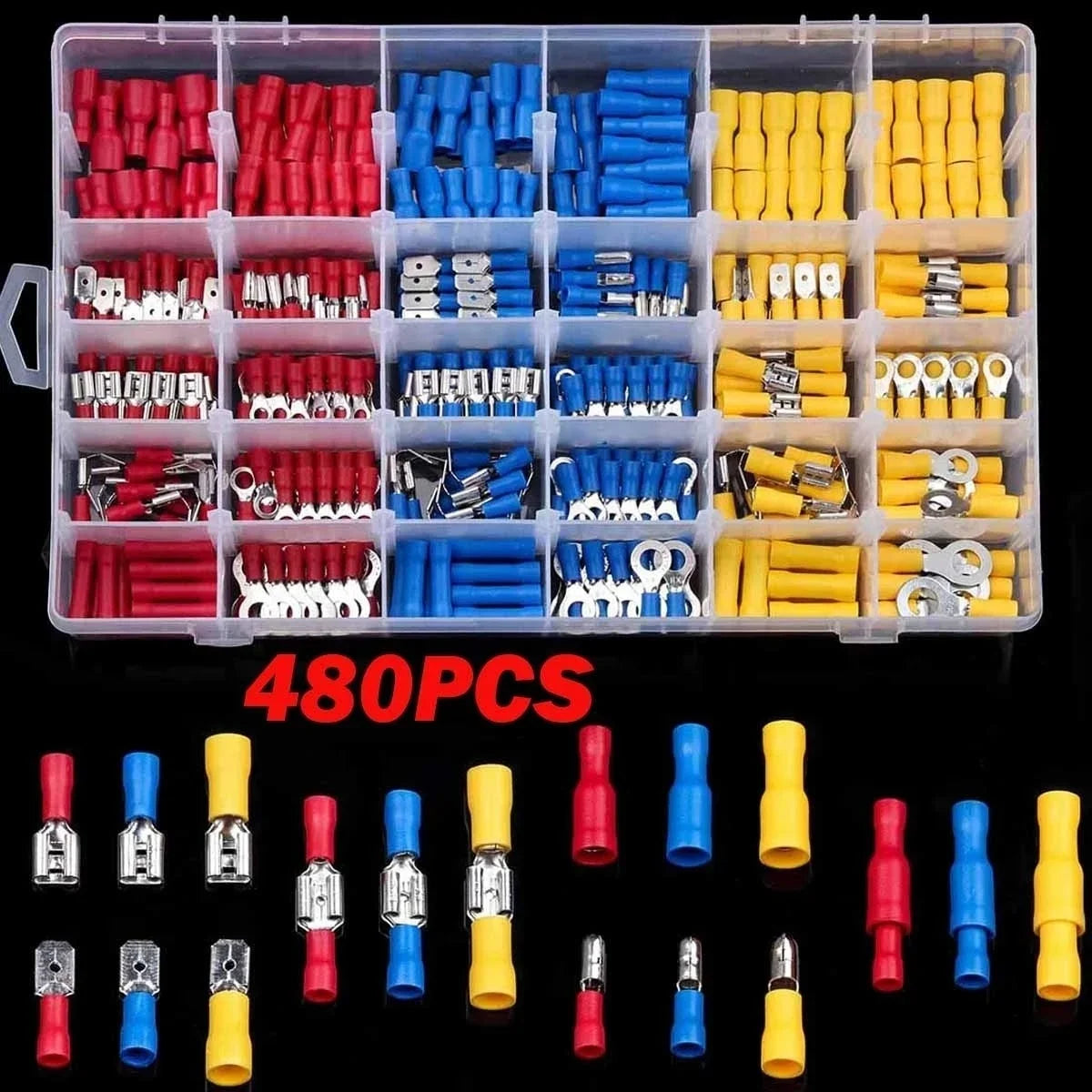 Insulated wire connector kit in assorted sizes | Wrench Haus