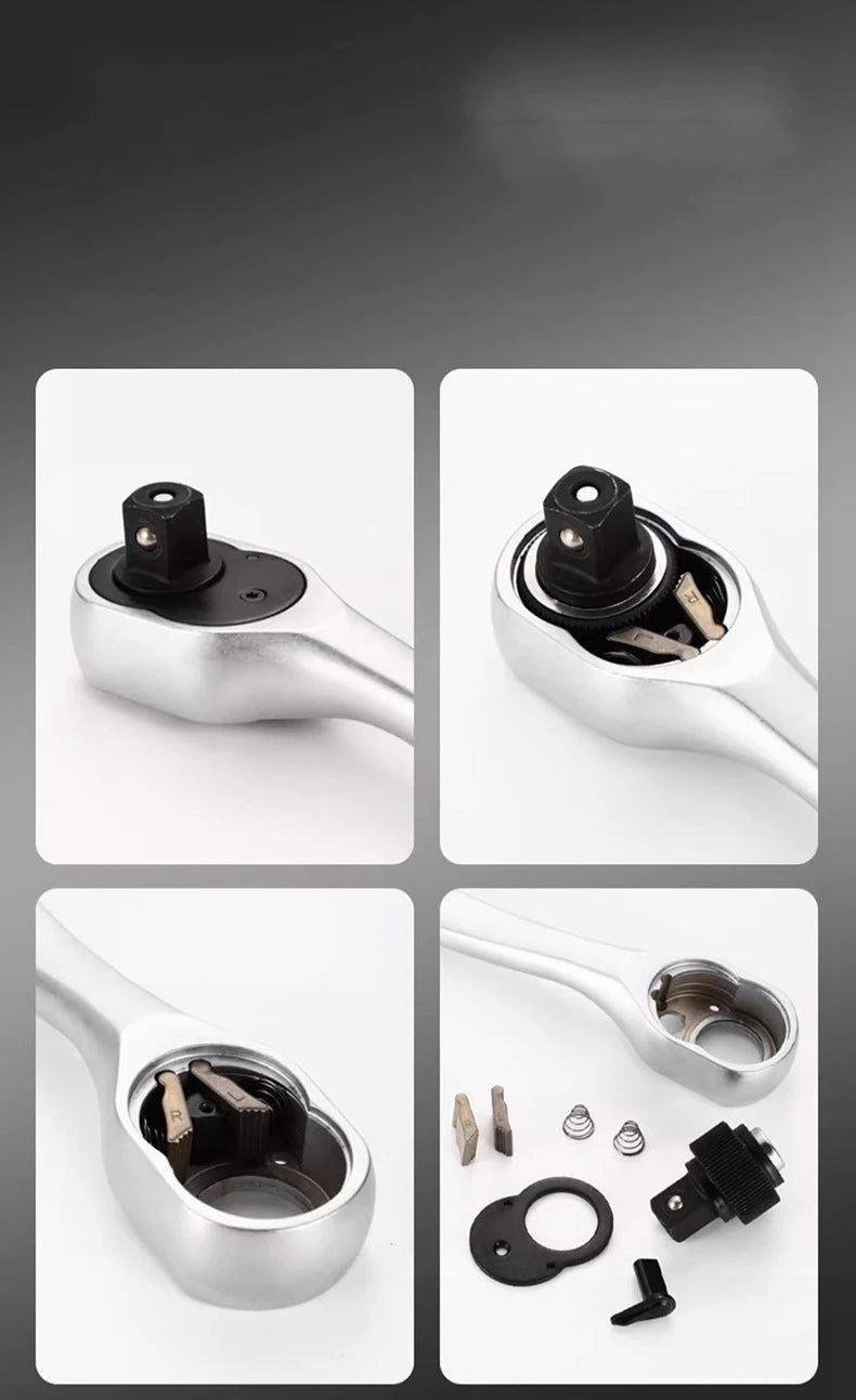 Quick-Release Ratchet Handle 24/72-Tooth - Ratchet Teeth Detail | Wrench Haus