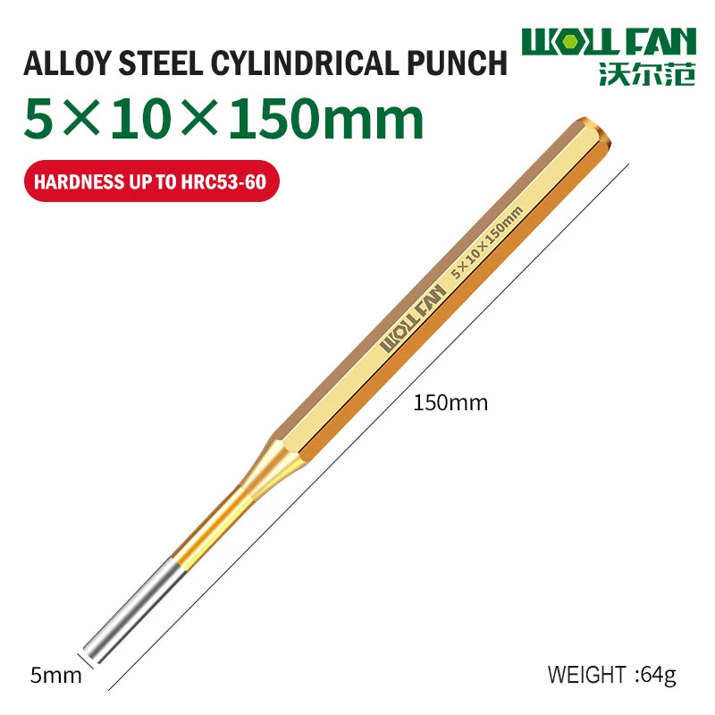 Hardened alloy steel punches with comfort grip handles, view 15 | Wrench Haus