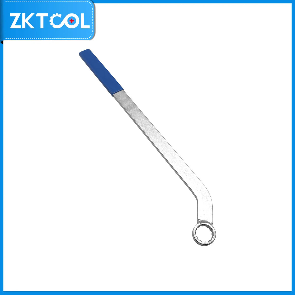 BMW B48/B58 idler belt wrench angled diagonally with 12-point ring end at the bottom | Wrench Haus