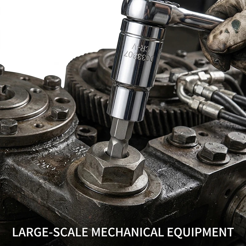 58mm Hex Socket Set, 1/2-Inch Drive - Compact 58mm Length | Wrench Haus