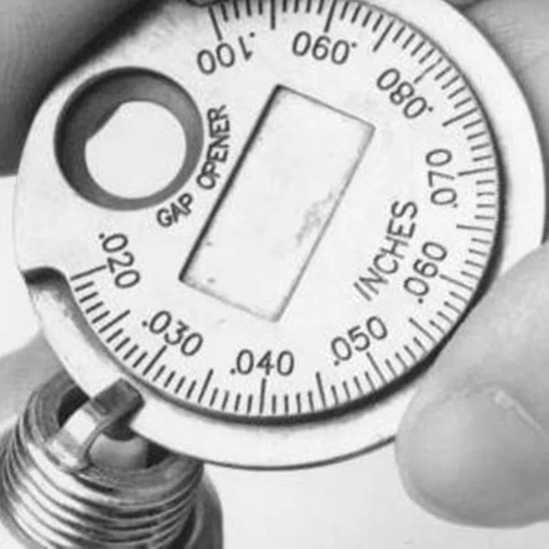 Coin-type spark plug gap gauge 0.6-2.4mm