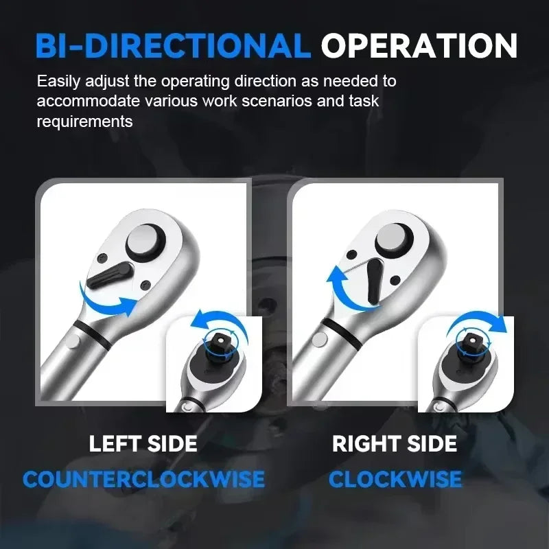 Torque wrench display showing precise torque setting