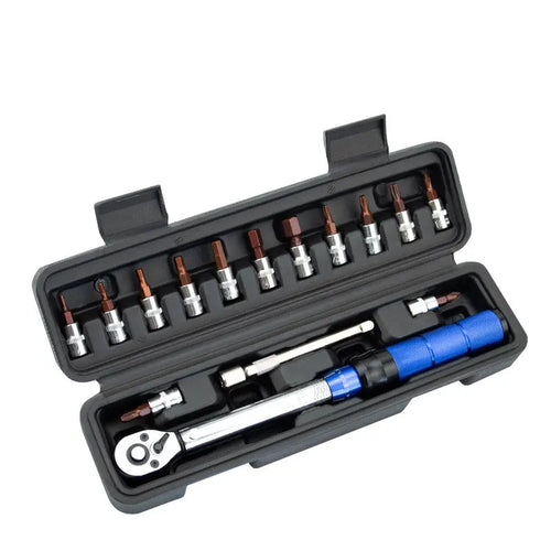 1/4-inch torque wrench set, adjustable preset ratchet