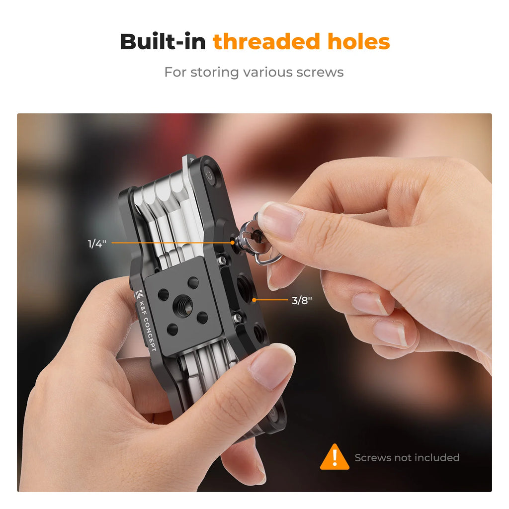 Folding hex key set used for bicycle repair